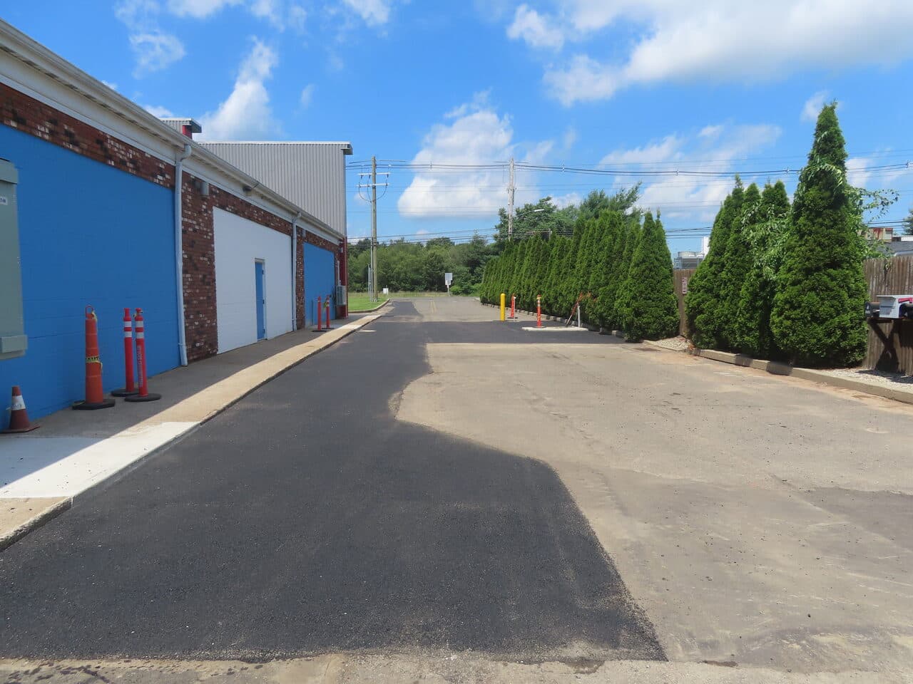 After — Commercial Parking Lot Repair & Patching in Wallingford, CT (milled commercial lot prepped for paving)