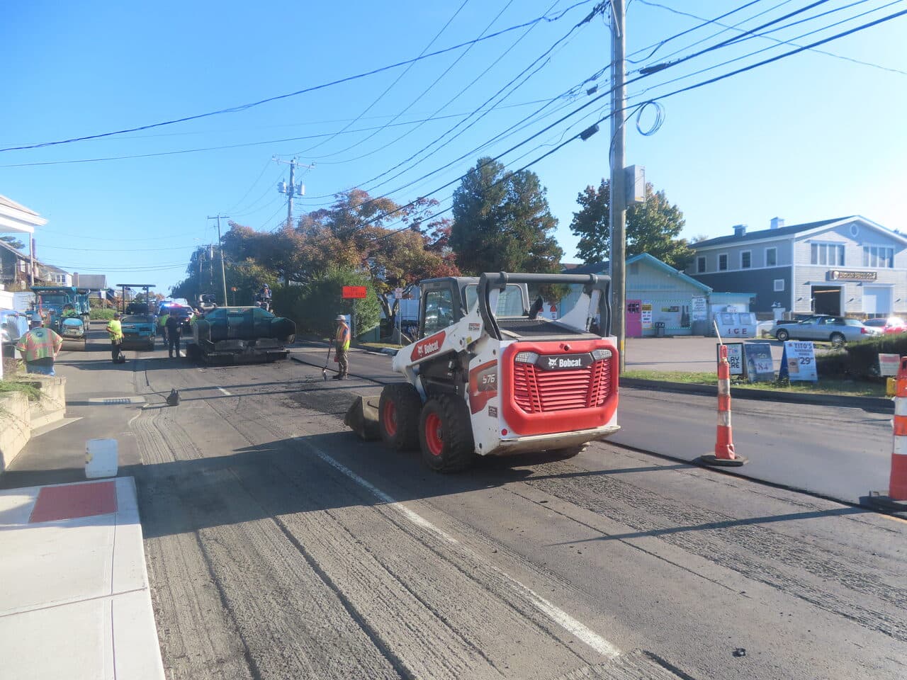 Before — Roadway Paving in Branford, CT (milled road surface before paving)