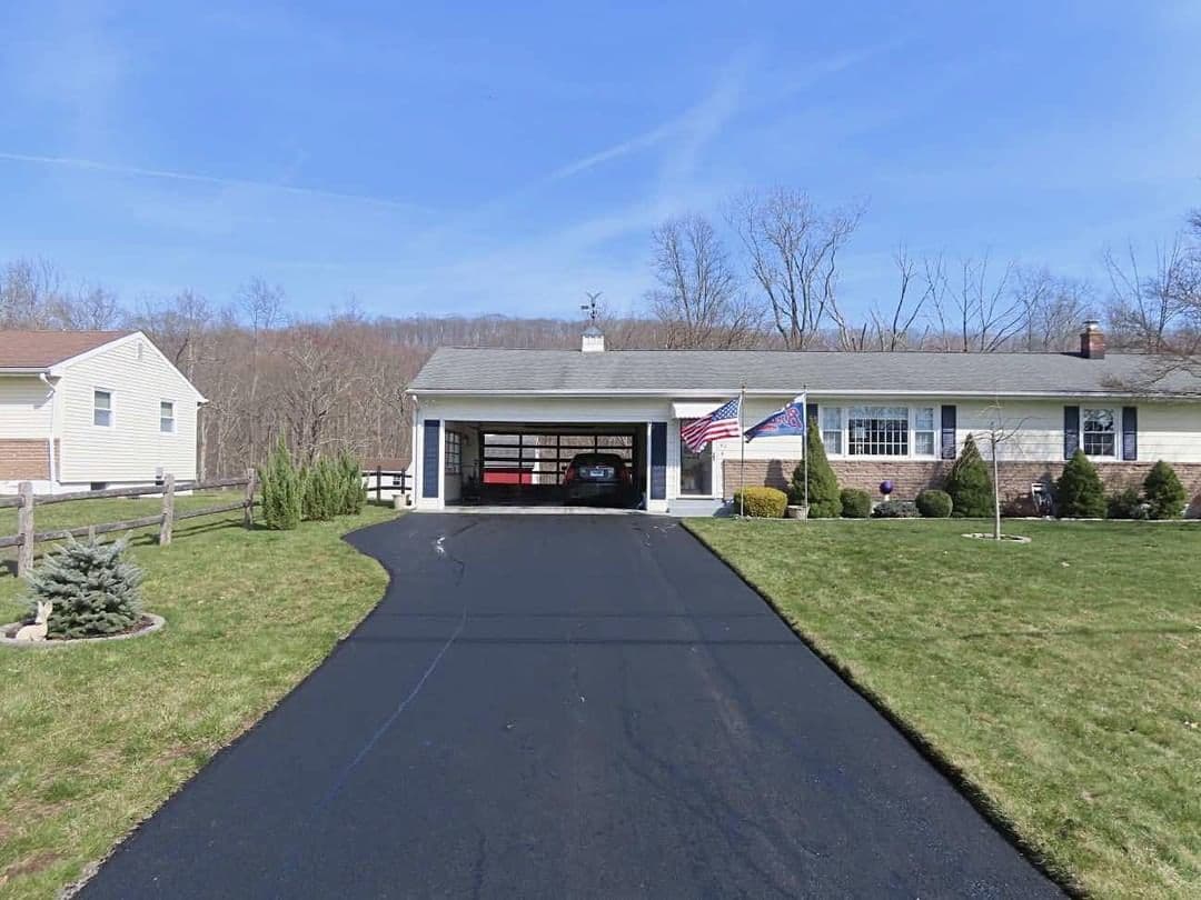 Need a brand new driveway? We are happy to help! Residential driveway paving