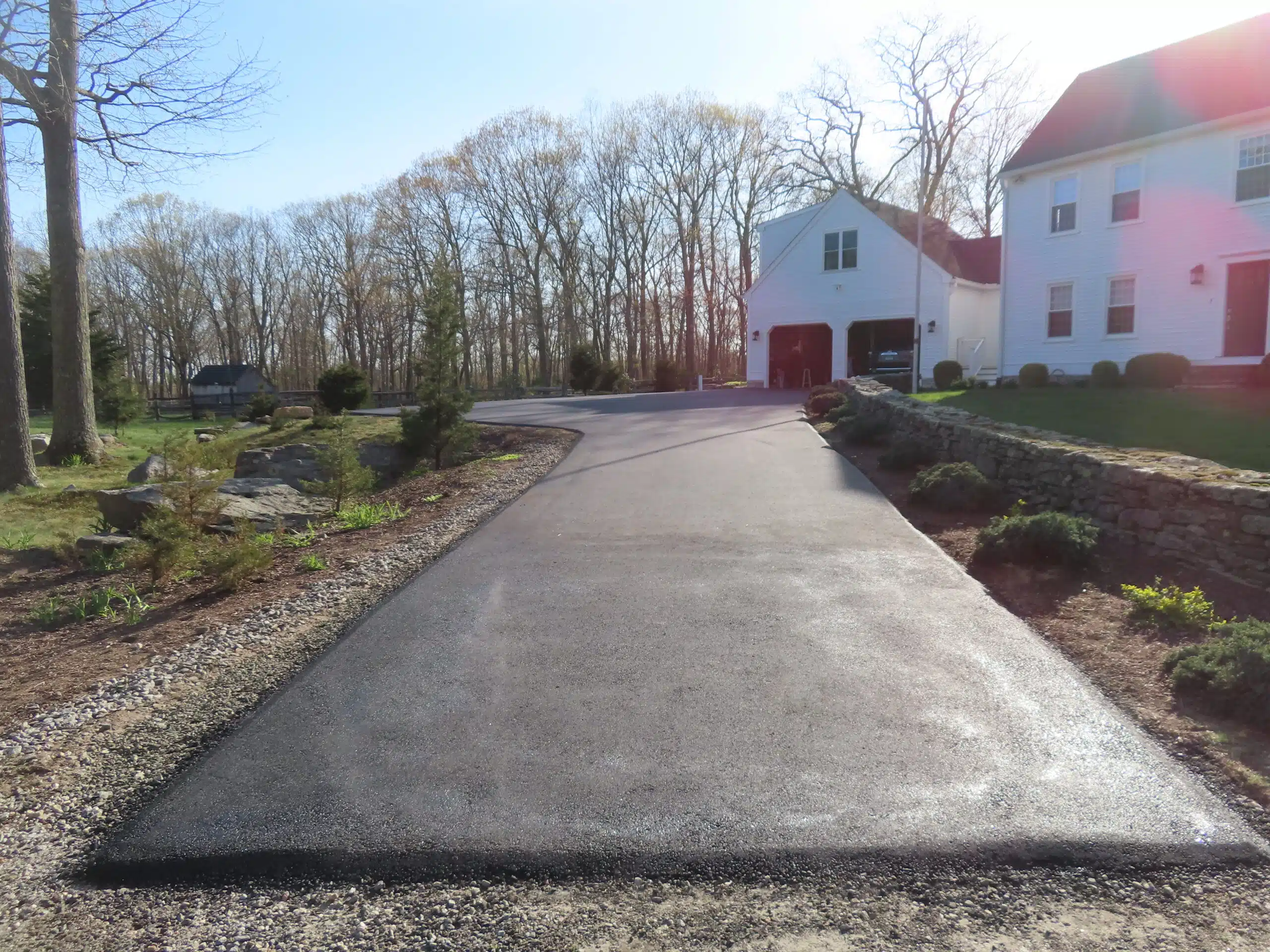 New Asphalt Driveway Foundation Materials