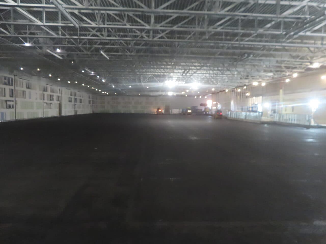 Commercial Parking Lot Paving project in Newport, RI — finished asphalt floor wide interior