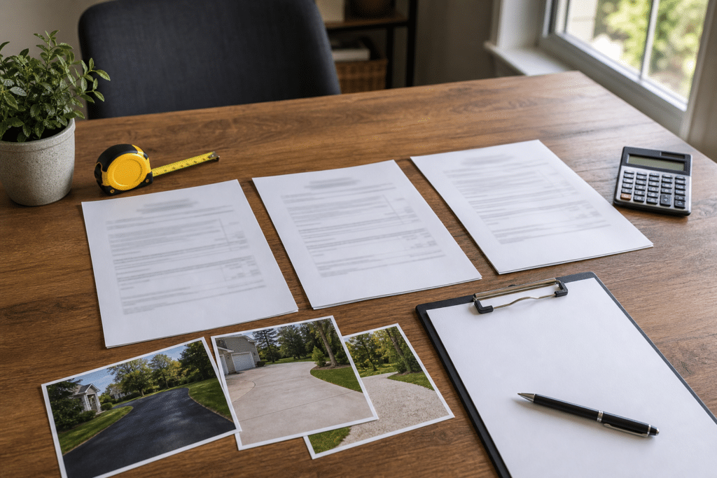 How to Compare Driveway Paving Bids and Estimates